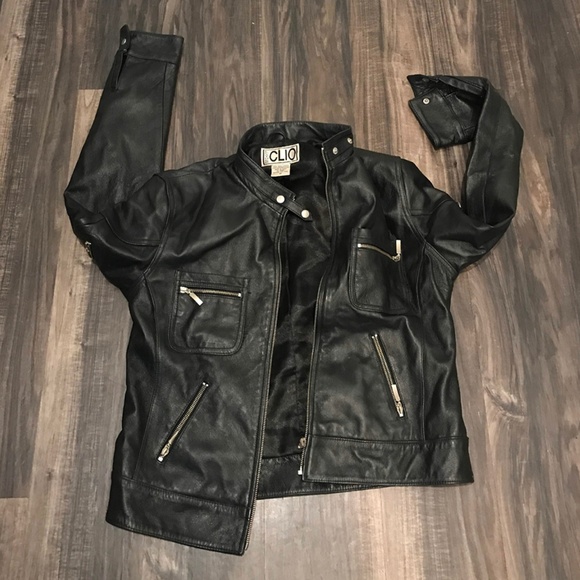 Authentic Leather Moto Jacket - Picture 7 of 8